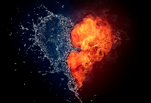Heart in Fire and Water